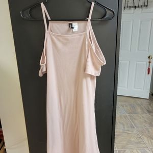 H&M Ribbed Jersey  Pink Dress Size 4